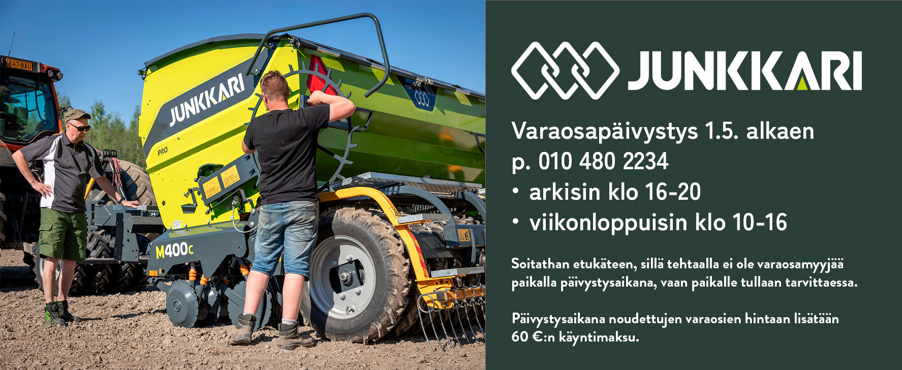 Varaosapäivystys 2026